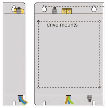 Mitsubishi - FFR-CSH-036-8A-RF1 - Mitsubishi EMI ˲, 8 A, 168 x 114 x 45 mm, ʹ FR-D740-012-036		