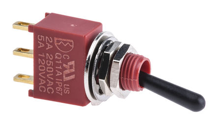 RS Pro - 1AS1TAB1M1QES-5 - RS Pro IP67 ˫ л 1AS1TAB1M1QES-5,  - , 5 A @ 250 V 		