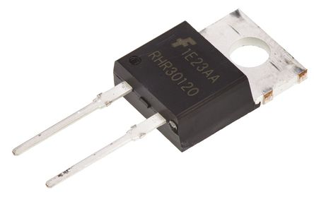 Fairchild Semiconductor - RHRP30120 - Fairchild Semiconductor RHRP30120  , Io=30A, Vrev=1200V, 85ns, 2 TO-220ACװ		