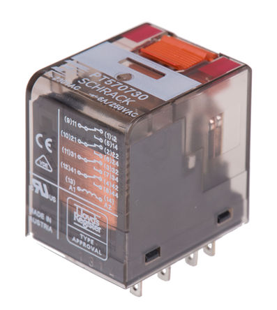 TE Connectivity - PT570730 9-1419111-1 - TE Connectivity PT570730 9-1419111-1 4 ˫ PCB װ Ǳ̵, 230V ac		