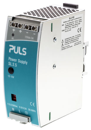 PULS - SL2.103 - PULS 40W ģʽ DIN 尲װԴ SL2.103, 85%Ч, 3A		