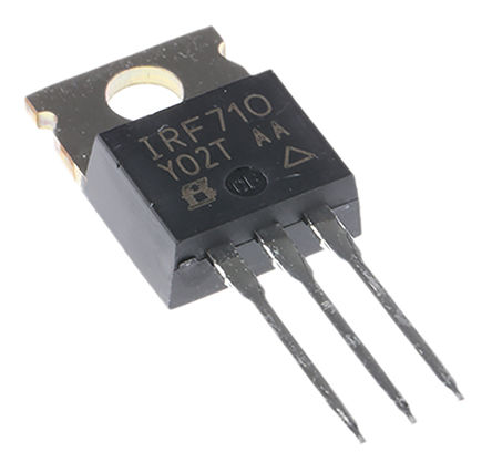 Vishay - IRF710PBF - Vishay Si N MOSFET IRF710PBF, 2 A, Vds=400 V, 3 TO-220ABװ		
