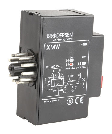 Brodersen Systems - XMW-S1 - Brodersen Systems XMW-S1 ϵ ๦ ʱ̵ XMW-S1/RS, 0.6 min  60 h0.6 s  60 min, ˫, 1, SPDT		