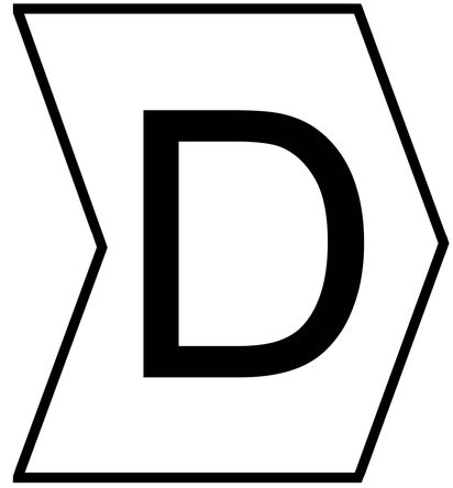 HellermannTyton - 901-10585 - HellermannTyton HGDC ϵ 1000װ ׵׺ й̶ ±ʶ 901-10585, 3.5mm, 2  5mmֱ, ӡ"D"ͼ		