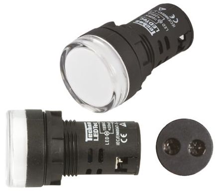 TECHNA - LEDtecWhite110Vac - TECHNA ɫ LED ָʾ LEDtecWhite110Vac, 22mmֱ, IP65		