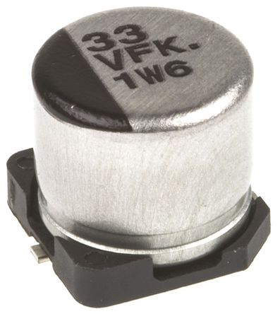 Panasonic - EEEFK1V330P - Panasonic FK SMD ϵ 35 V ֱ 33F SMD  EEEFK1V330P, 20%ݲ, +105C		