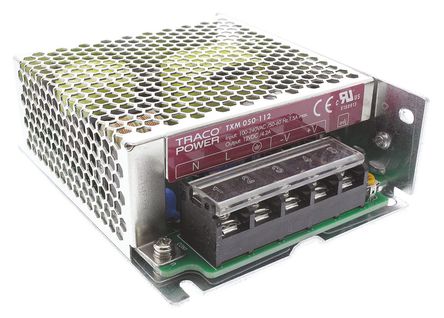 TRACOPOWER - TXM 050-112 - TRACOPOWER 50W  ǶʽģʽԴ SMPS TXM 050-112, 90  264V ac, 12V dc, 4.2A, 85%Ч, շװ		