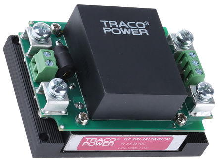 TRACOPOWER - TEP 200-2412WIRCMF - TRACOPOWER TEP 200WIR ϵ 180  240W ʽֱ-ֱת TEP 200-2412WIRCMF, 8.5 to 36 V dc, 12V dc, 15A		