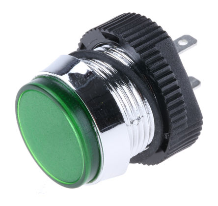 Signal Construct - SKCD 16714 - Signal Construct SKCD 16714 16 mm ͹ ɫ LED ָʾ, ƬӶ, 16mmװ׳ߴ, 24  28 V		
