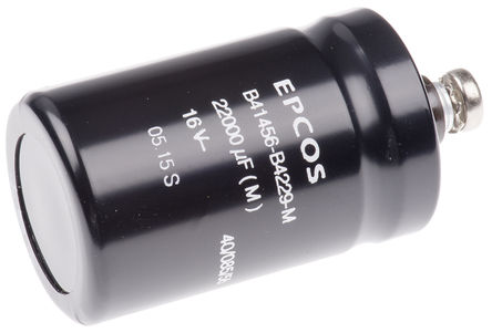 EPCOS - B41456B4229M - EPCOS B41456 ϵ 16 V ֱ 22000F  B41456B4229M, 20%ݲ, 14m(ֵ), +85C		