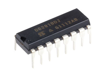 Vishay - DG201BDJ-E3 - Vishay DG201BDJ-E3 ģ⿪, ĵ, 12 V, 15 V, 18 V, 24 V, 5 V, 9 VԴ, 16 PDIPװ		