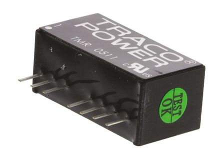 TRACOPOWER - TMR 0511 - TRACOPOWER TMR 2 ϵ 2W ʽֱ-ֱת TMR 0511, 4.5  9 V ֱ, 5V dc, 400mA, 1.6kV dcѹ, 80%Ч, SIP 8װ		
