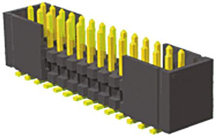 Samtec - FTSH-110-02-L-DH - Samtec FTSH ϵ 20· 1.27mmھ (2) ֱ Ź FTSH-110-02-L-DH, Ӷ˽, 1.75A, 氲װ		