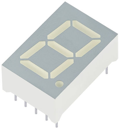 Kingbright - SA56-21SYKWA - Kingbright SA56 ϵ 1ַ 7  ɫ LED  SA56-21SYKWA, 160 mcd, ҲС, 14.22mmַ, ͨװװ		