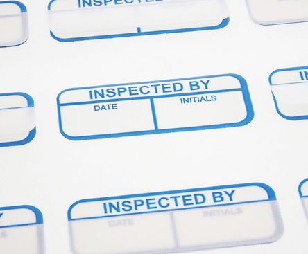 RS Pro - TLB2005A12 - RS Pro TLB2005A12 120װ Ԥӡǩ, 40mm, 15mm Inspected By		