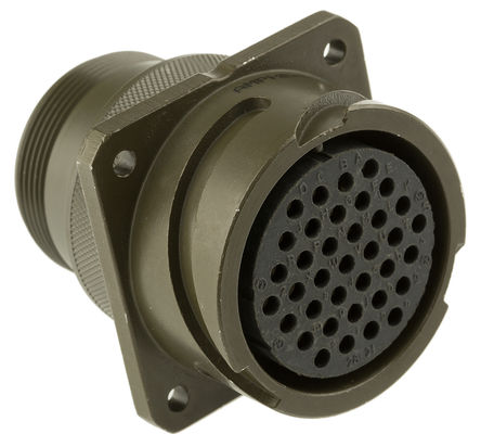 Amphenol - 97B-3100A28-21S - Amphenol 37· ڹʽ    97B-3100A28-21S, ĸо, ǳߴ28, MIL-DTL-5015		