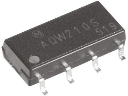 Panasonic - AQW214S - Panasonic 0.08 A PCBװ DPNO ̵̬ AQW214S, MOSFET, 400 V		