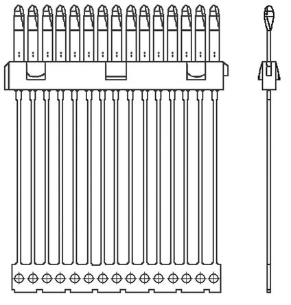 Molex - 5124-2021 - LFH ϵ D-sub , ʹDMS-59 ͷܳ,LFH ͷܳ		