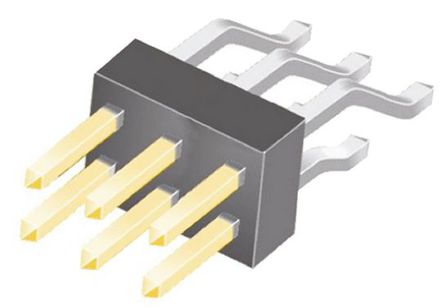 Samtec - TSM-104-01-L-DH - Samtec TSM ϵ 8· 2.54mmھ (2) ֱ Ź TSM-104-01-L-DH, Ӷ˽, 7A, 氲װ		