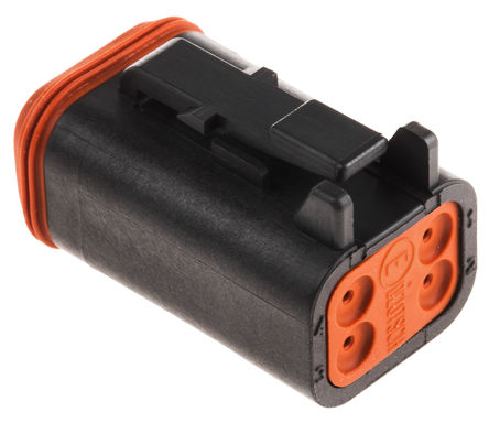 Deutsch - DT064S-CE06 - Deutsch DT 系列 4路 母 连接器 DT064S-CE06		