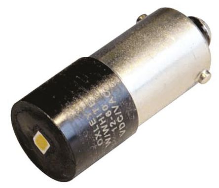 Oxley - ELED/BA9S/WW - Oxley ůɫ BA9s LEDָʾƵ ELED/BA9S/WW, оƬ, 12  60 V /ֱ, 20 mA, 1502 mcd, 10mmֱ, 120ӽ		