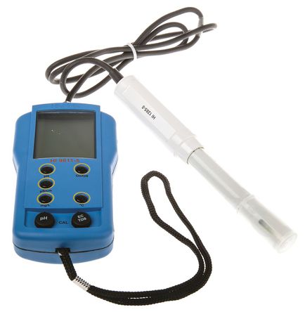 Hanna Instruments - HI 9811-5N - Hanna Instruments HI 9811-5N pH ֵˮ, 0  +14 pH, 0  6000 S/cm		