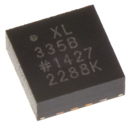 Analog Devices - ADXL335BCPZ - Analog Devices ADXL335BCPZ 3 ٱ, 1600 (xy)550 (z) kHz, 1.8  3.6 VԴ, 16 LFCSPװ		