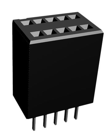 TE Connectivity - 5-104078-3 - TE Connectivity AMPMODU System 50 ϵ 2 10· ֱ 1.27mmھ ӡˢ·尲װ ӡˢ· 5-104078-3, Ӷ˽, ԰		