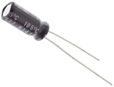 Nichicon - UPW1E470MDD - Nichicon PW ϵ 25 V ֱ 47F ͨ  UPW1E470MDD, 20%ݲ, +105C		