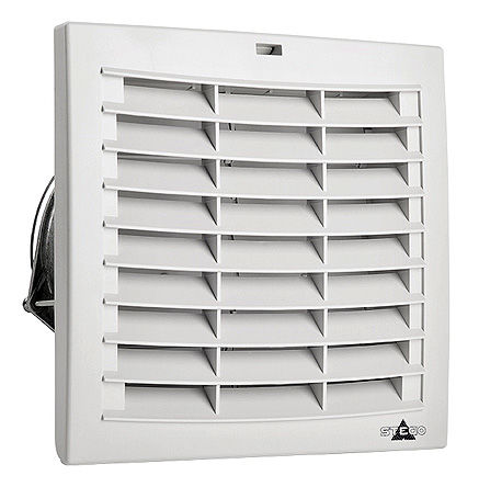 Stego Elektrotechnik - 01872.9-30 - Stego Elektrotechnik Filter Fan Plus FPI ϵ IP54  01872.9-30, 187m3/h, 215 x 215mm, 115 V 		