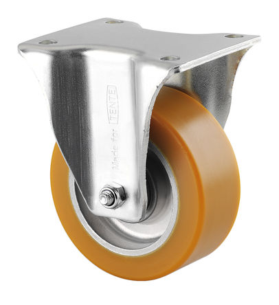 Tente - 3678ITP100P62 - Fixed HD Plate Castor, PUR, 100mm		