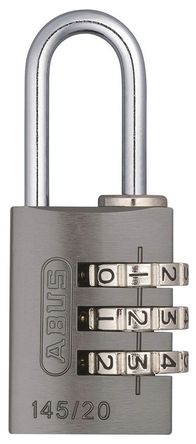ABUS - 145/20 Black - Abus 34599 145/20 Black ɫ   Ϲ, 3mm 		