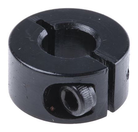 Huco - 046101008 - Huco 一件 夹紧螺丝 黑色氧化 钢 轴环 046101008, 8mm轴直径, 18mm外径, 9mm宽度		
