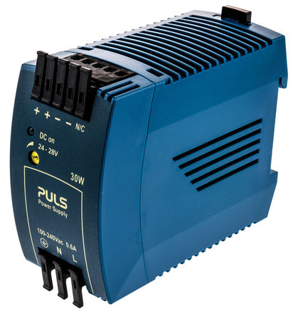PULS - ML30.100 - PULS 30W ģʽ DIN 尲װԴ ML30.100, 87.5%Ч, 240V ac, 1.3A, 28V dc 24V dc/		