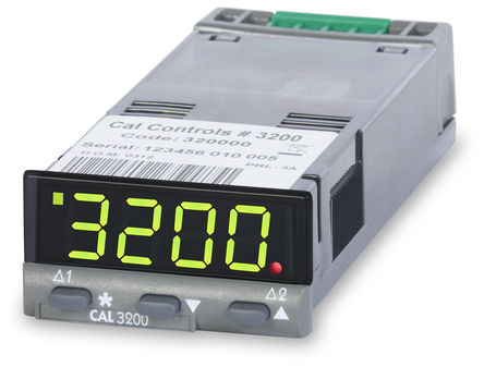CAL - 320050 - CAL 3200 ϵ -200  +1800 C PID ¶ȿ 320050, 48 x 24 (1/32 DIN)mm, 24 V /ֱ, 2		