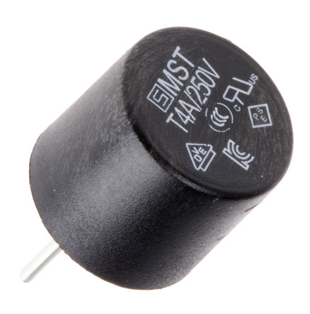 Schurter - 0034.6621 - Schurter 4A  ߵ PCB ̶۶ 0034.6621, T۶ٶ, 250V ac, 8.5mmֱ, 8.5mm		