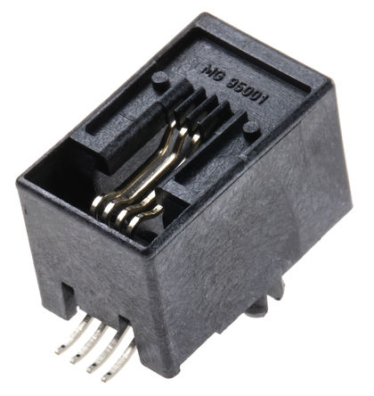 Molex - 95501-6449 - Molex 95501 ϵ 4P4C Cat3 ֱ ĸ  RJ22 ģ黯 95501-6449, °װ, ͭϽо		