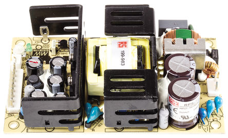 RS Pro - RPS-75-12 - RS Pro 75.6W  ǶʽģʽԴ SMPS RPS-75-12, 127  370 V dc, 90  264 V ac, 12V dc, 6.3A, 82%Ч		