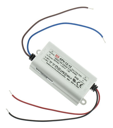 Mean Well - APV-12-12 - Mean Well LED  APV-12-12, 127  370 V ֱ90  264 V , 12V, 1A, 12W		