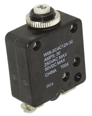 TE Connectivity - W58-XC4C12A-30 - TE Connectivity W58 ϵ 30A 1  ȴŶ· W58-XC4C12A-30, 50 V dc, 250 V ac		