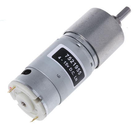 RS Pro - 919D30001LN - RS Pro ֱ綯 919D30001LN, 4.5  15 VԴ, 1.26 A, 206 gcm, 5216 rpm, 6mm ֱ		