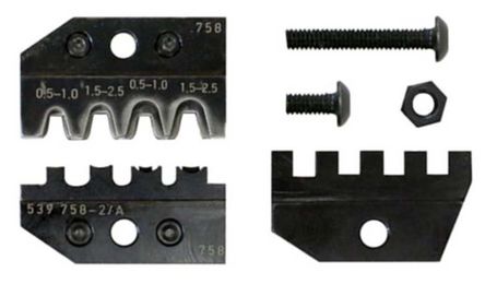 TE Connectivity - 539758-2 - TE Connectivity ERGOCRIMP ϵ ѹӹģ 539758-2, 0.5  1 mm21.5  2.5 mm2 ߹, Junior Power Timer 2.8 Tab		