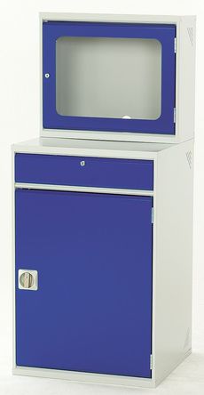 Bott - 16912308.11v - Bott 16912308.11v 蓝色 电镀钢 电脑存储柜, 尺寸1550 x 650 x 550mm		