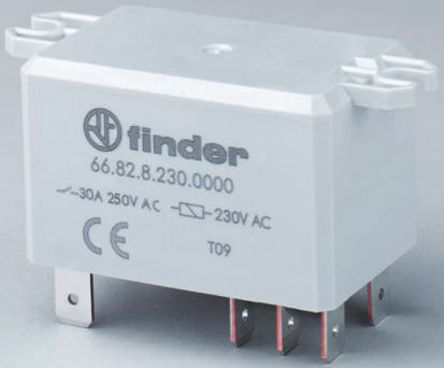 Finder - 66.82.9.110.0600 - Finder 66.82.9.110.0600 ˫ װ Ǳ̵, 110V dc		