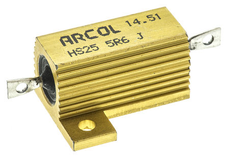 Arcol - HS25 5R6 J - Arcol HS25 ϵ HS25 5R6 J 25W 5.6 5%  尲װ̶ֵ, Ӷ, Ƿװ		