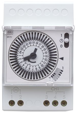 MK Electric - 5724S - MK Electric 1ͨ DIN 쿪 5724S, Ӳλ, 220  240 V Դ		