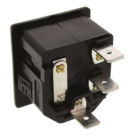 Bulgin - PF0011/15/63 - Bulgin Ƕʽ C14 IEC ͷ PF0011/15/63, װƬ˽, 10A, 250 V 		