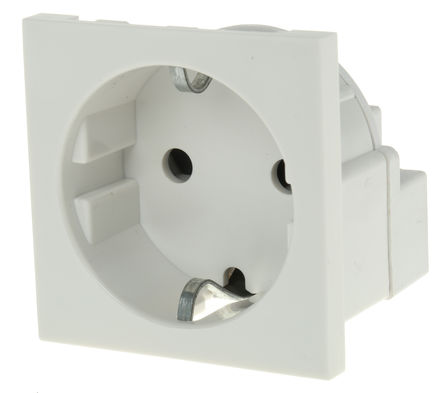 Deta - S1447 - Deta Slimline ϵ IP2X 1  ؼȩ F  - ʽ Schuko   S1447, 16A, 230V ac		