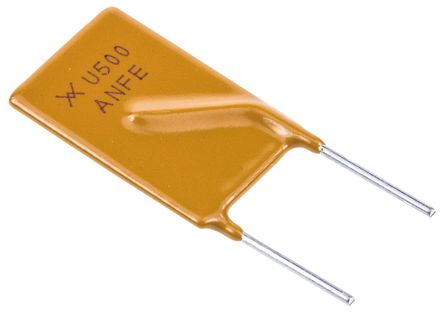 Littlefuse - RUEF500 - Littlefuse 5A  ߵ PCB ̶ɸλ۶ RUEF500, 3W, 30V dc, 14 x 3 x 24.1mm		