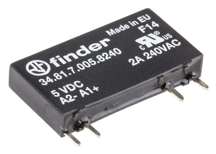 Finder - 34.81.7.005.8240 - Finder 2 A PCBװ  ̵̬ 34.81.7.005.8240, 㽻л, 240 V 		